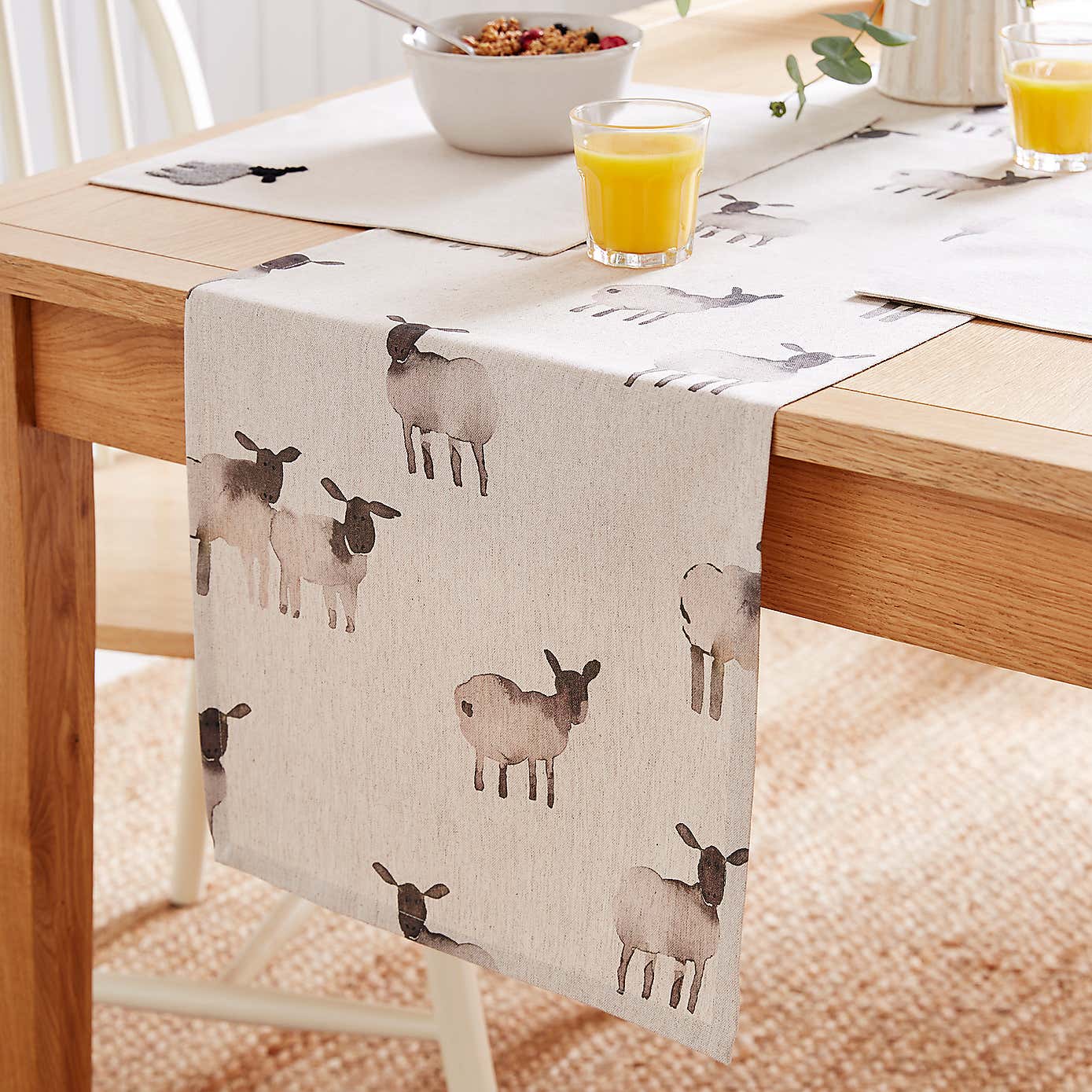 Sheep Table Runner