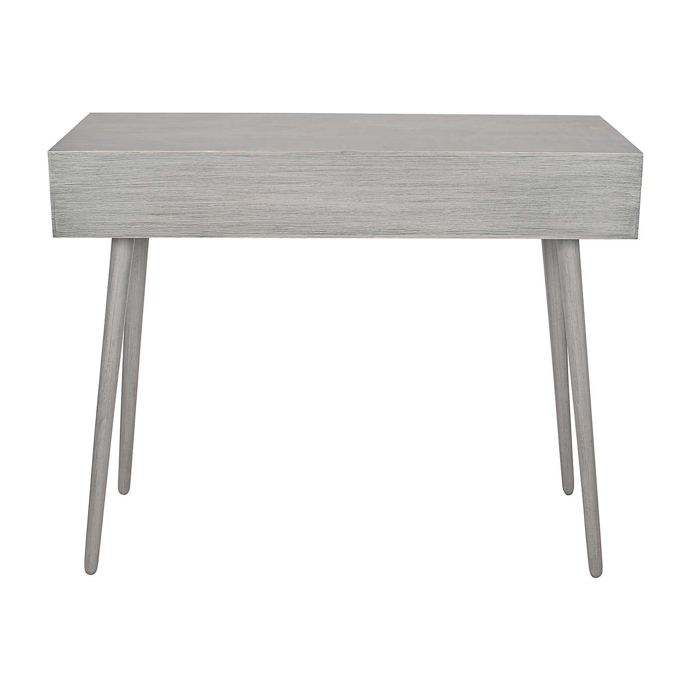 Pacific Chaya 2 Drawer Dressing Table, Grey Pine
