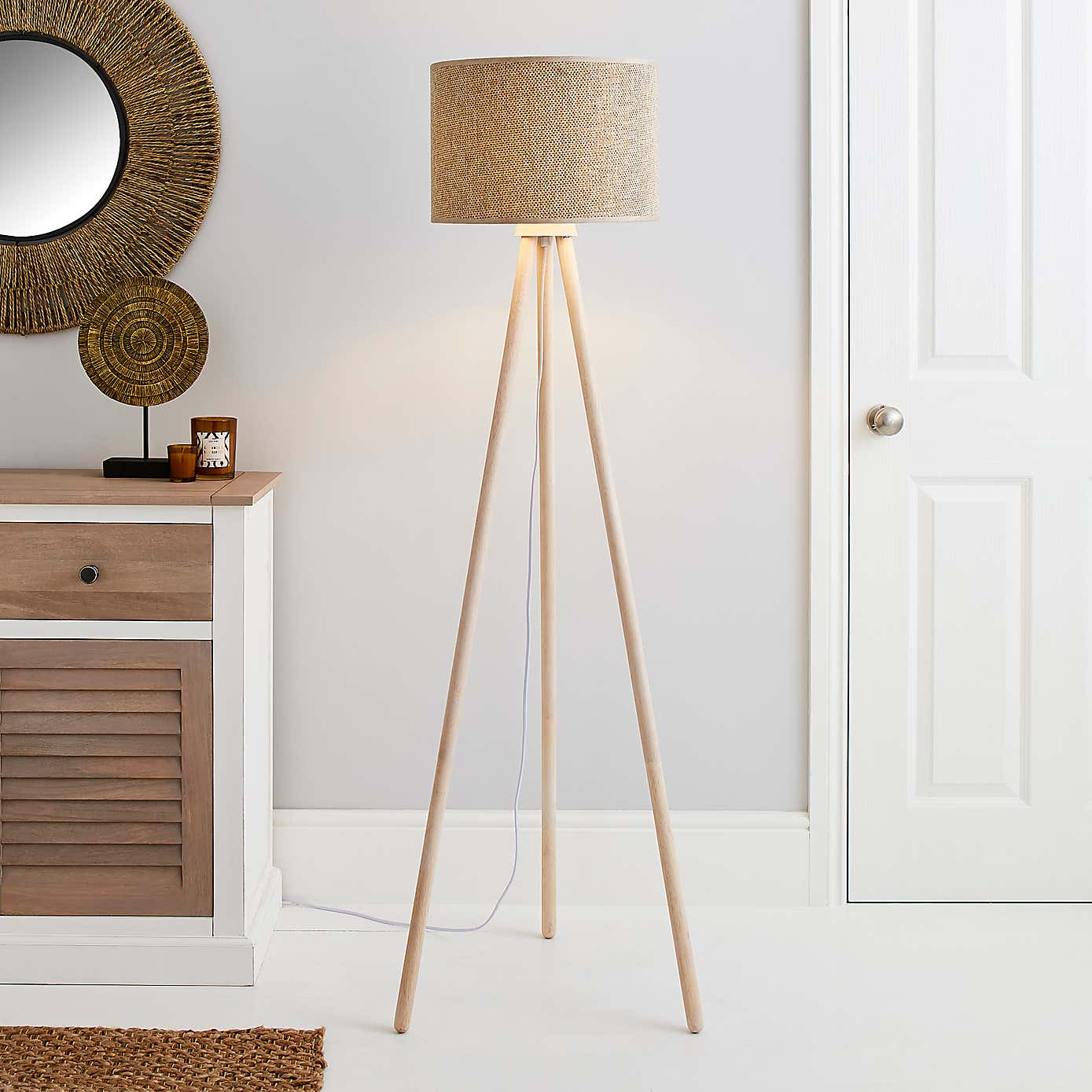 Ambra Tripod Floor Lamp Base