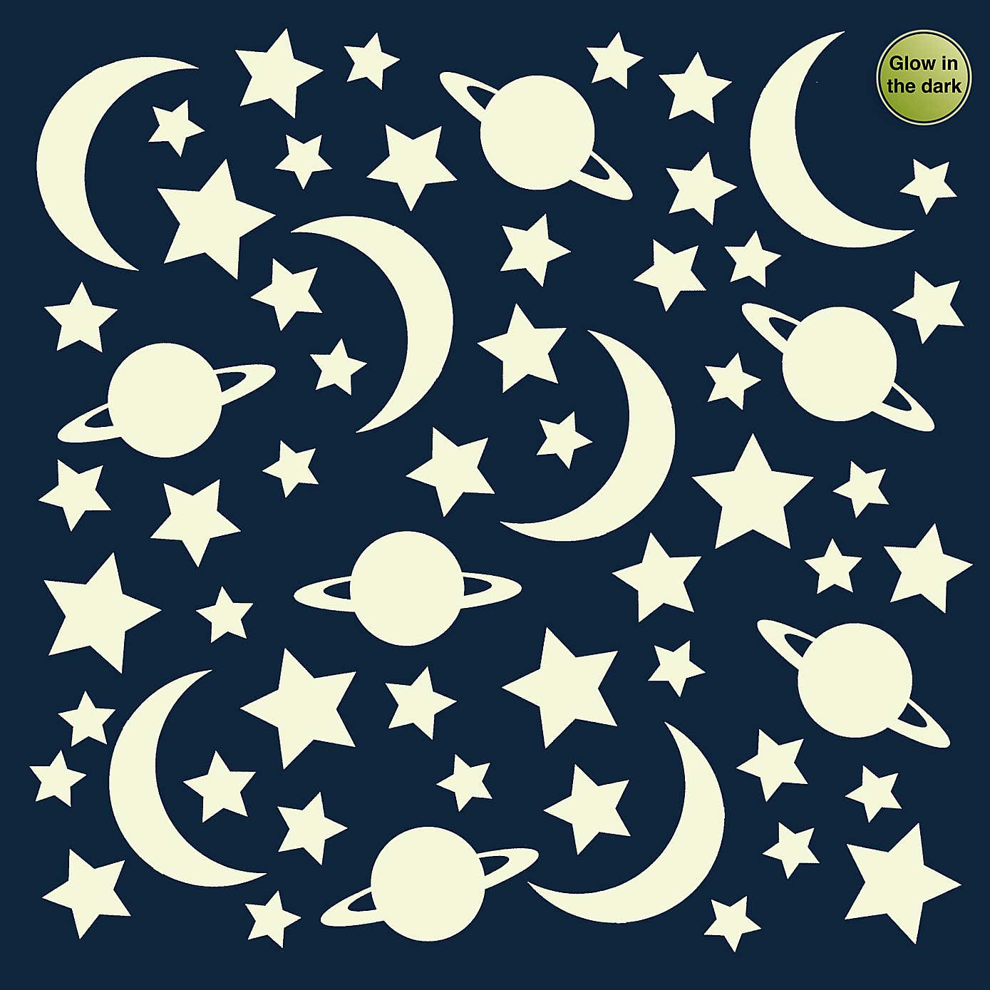 Glow in the Dark Star Wall Stickers
