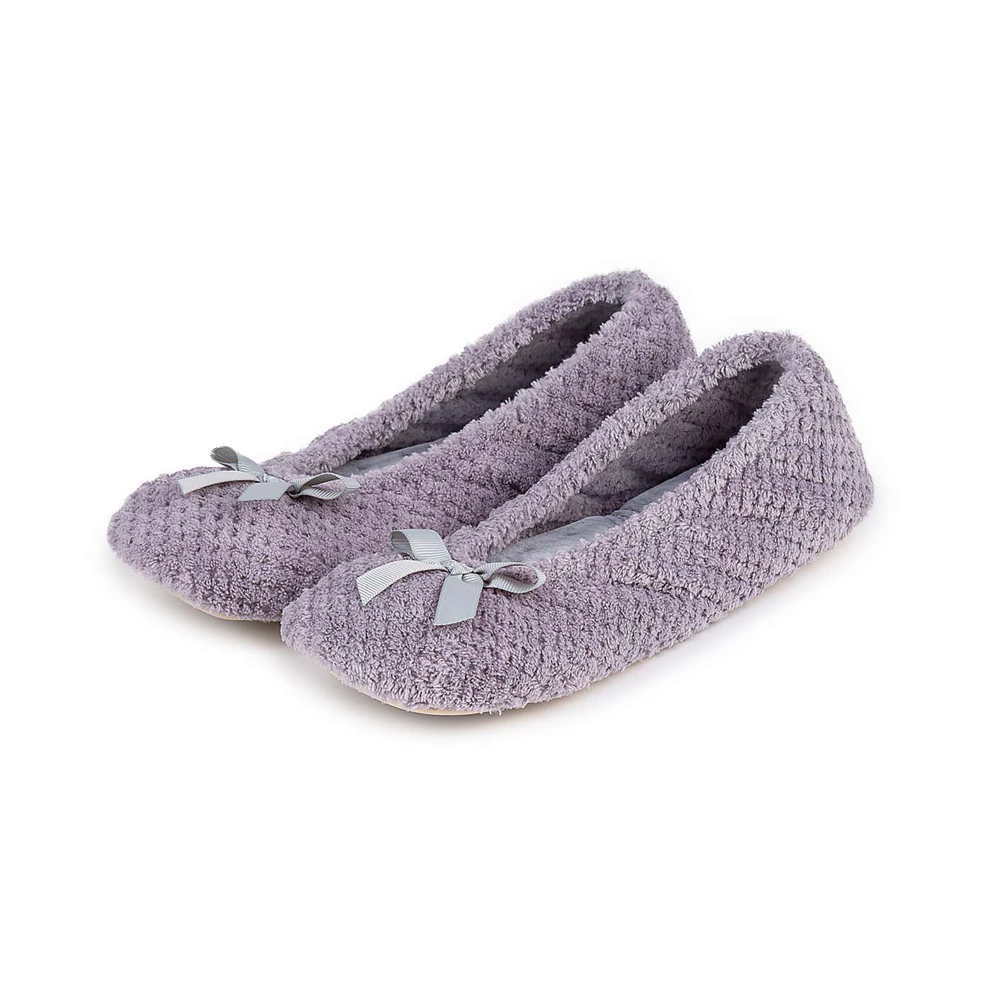 totes Isotoner Popcorn Ladies Ballet Slippers