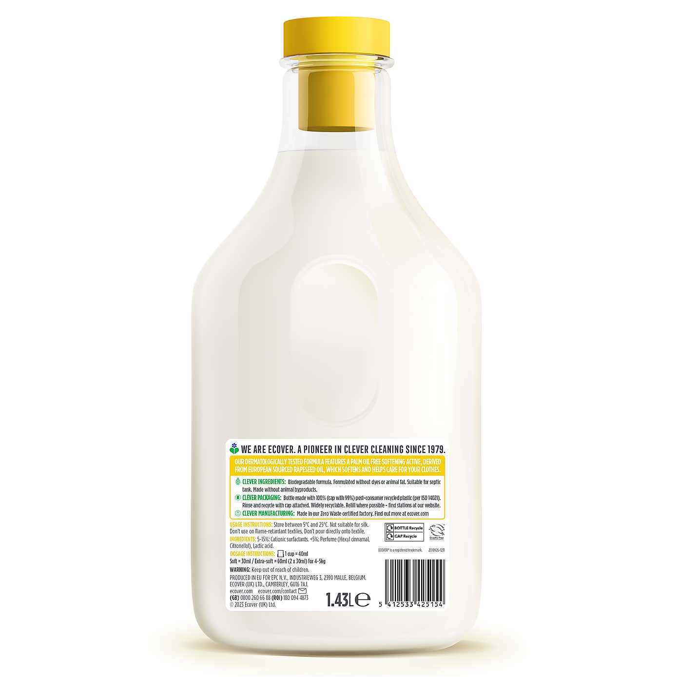 Ecover Gardenia Fabric Softener