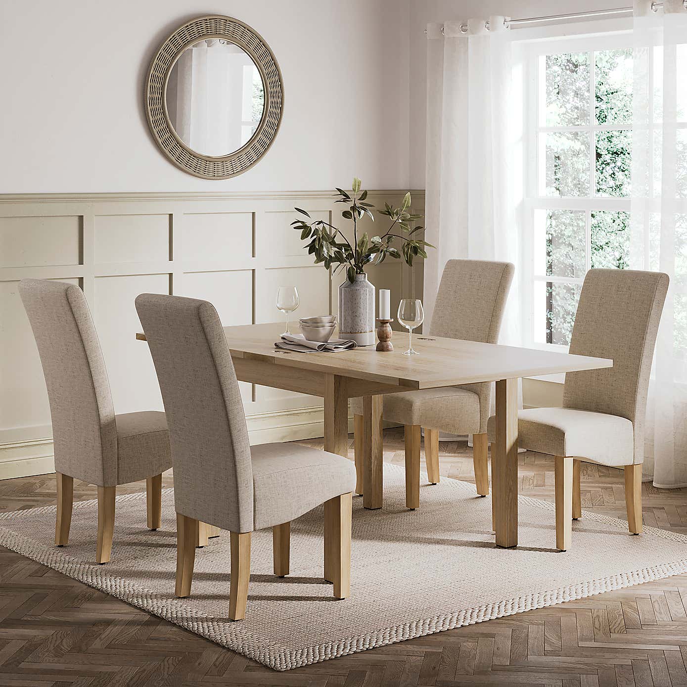 Olney Flip Top 4-6 Seater Dining Table