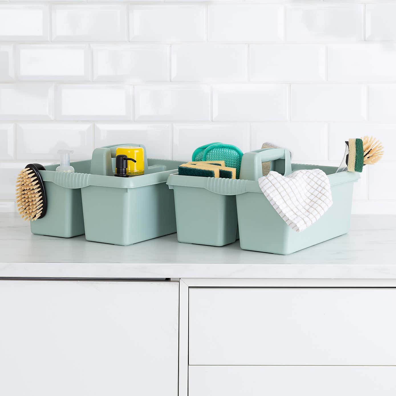 Wham Casa Set of 2 Kitchen Organisers