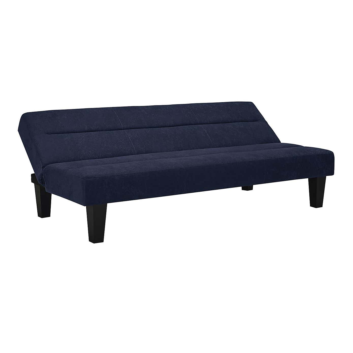 Kebo Velvet Clic Clac Compact Double Sofa Bed