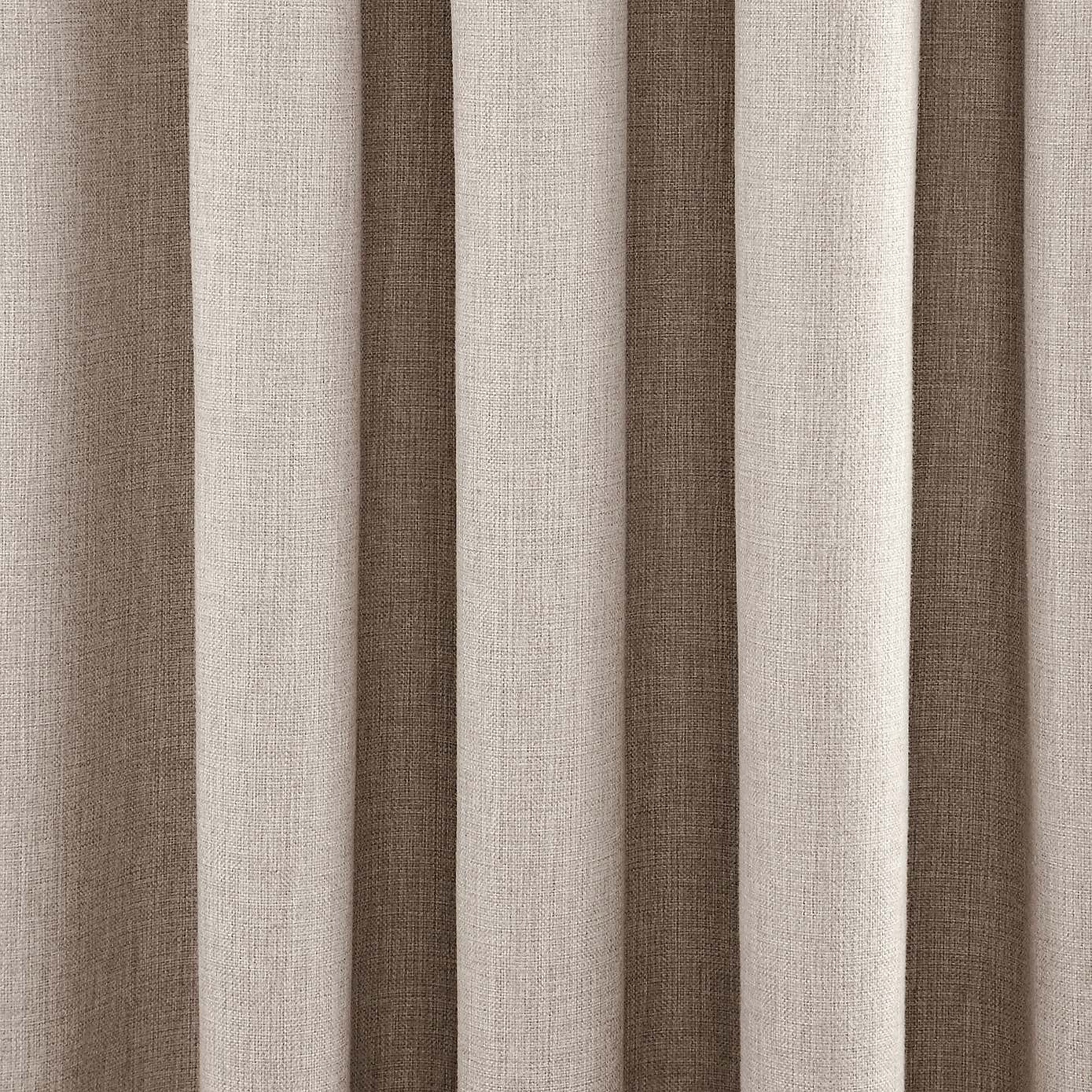 Jennings Natural Thermal Pencil Pleat Curtains