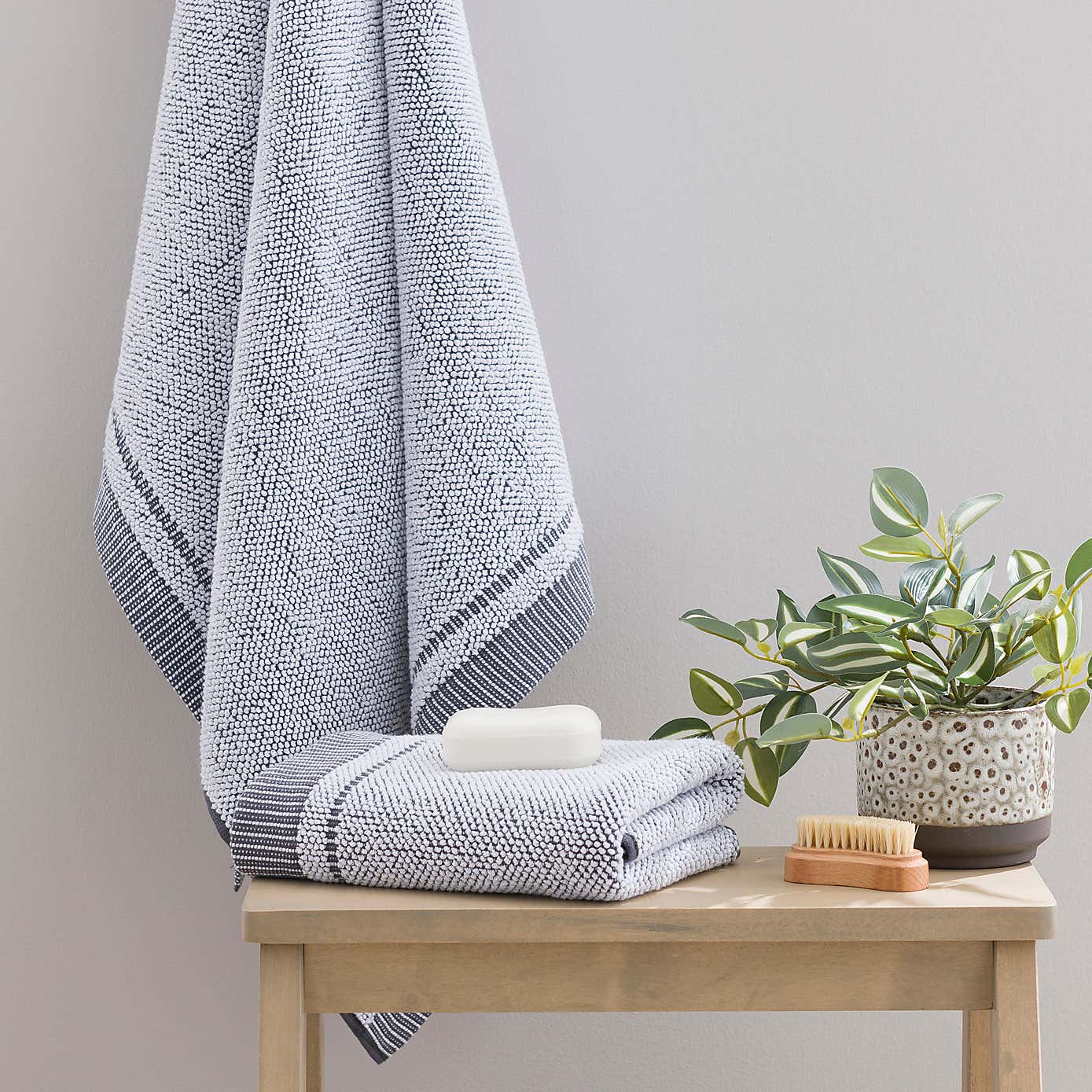 Elements Popcorn Cotton Towel