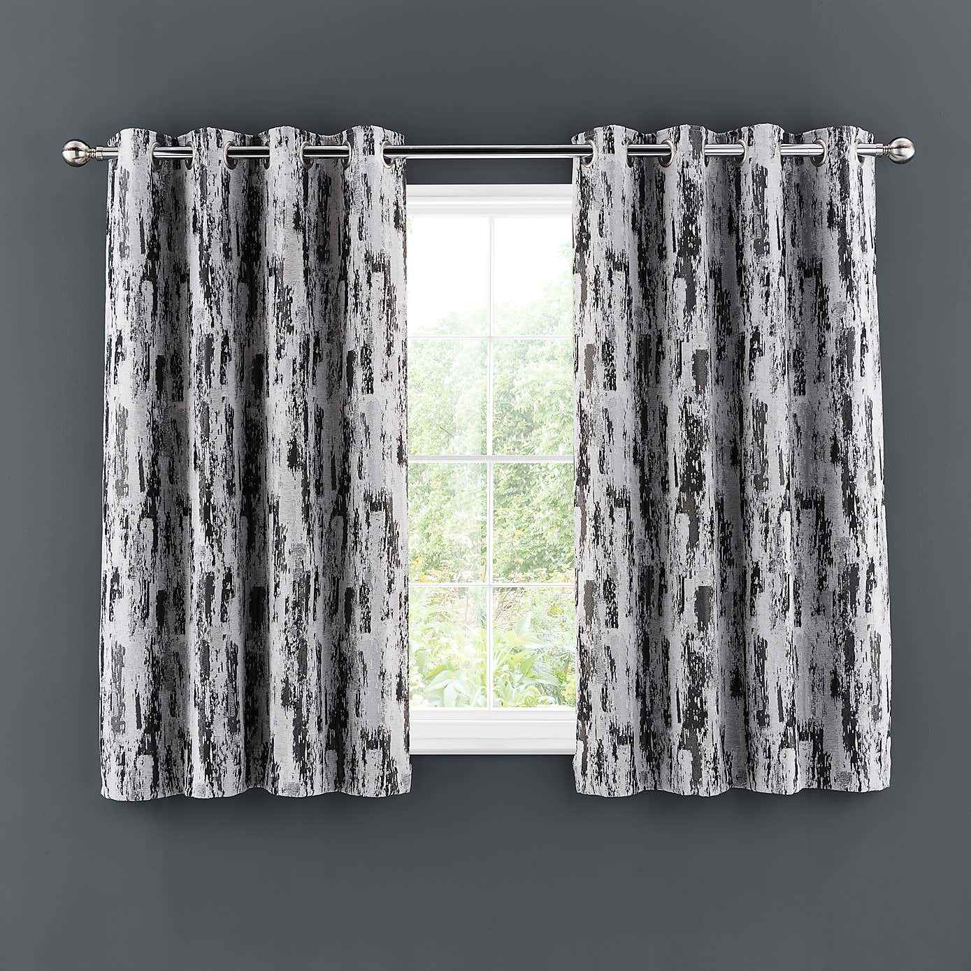 Abstract Global Eyelet Curtains