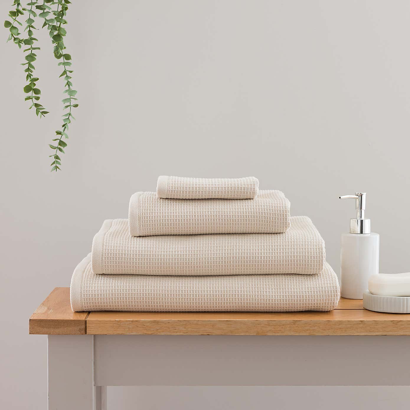 Organic Cotton Reversible Waffle Towel