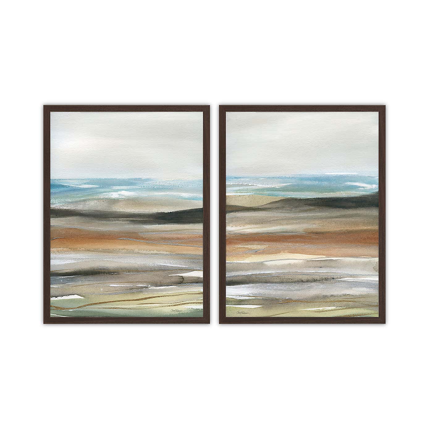 Set of 2 Nature's Many Layers Framed Prints