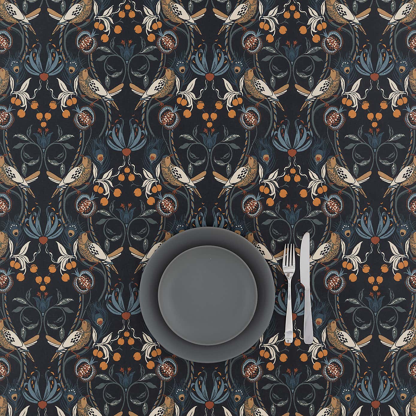 By the Metre Havisham PVC Luxe Navy