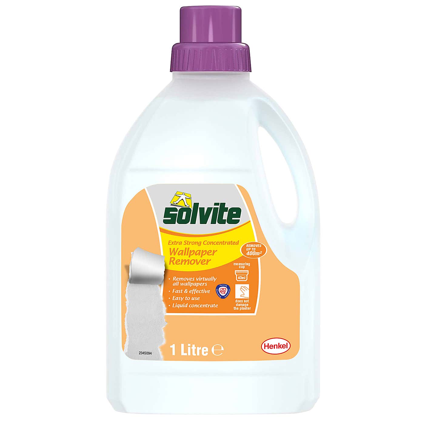 Solvite Wallpaper Stripper Concentrated Solution 1L