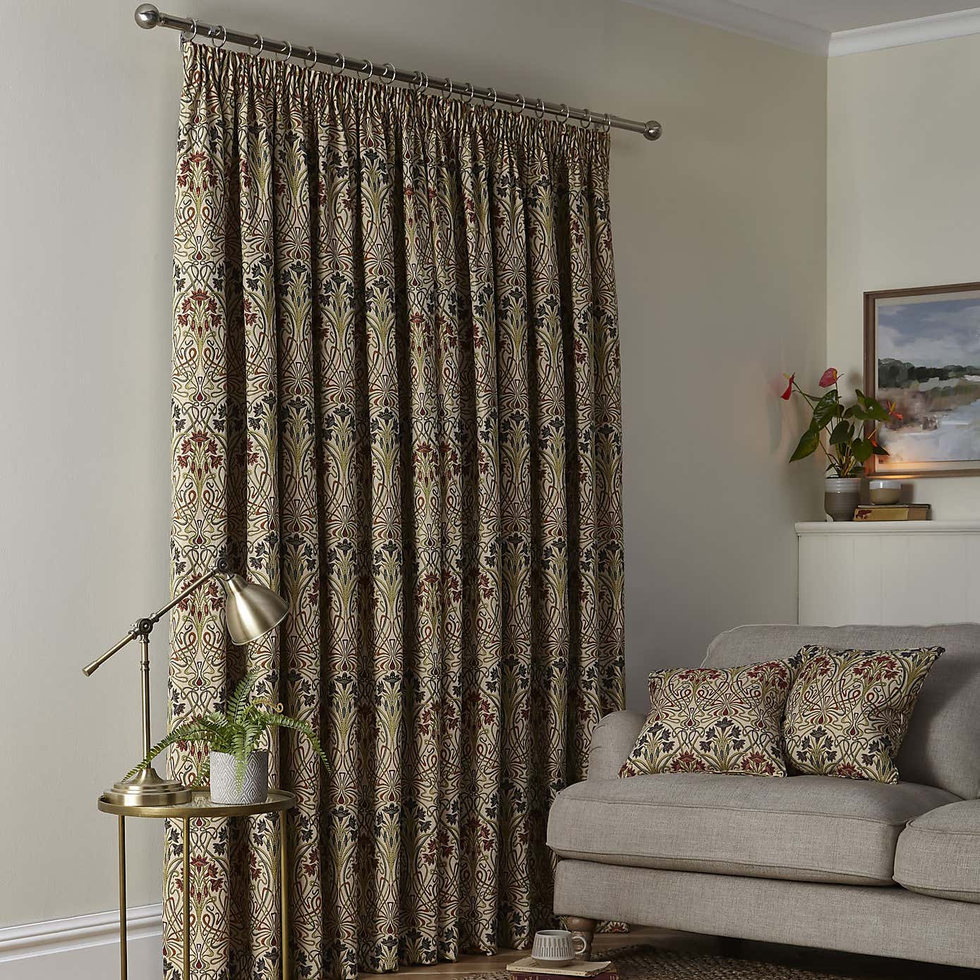 Lucetta Pencil Pleat Curtains