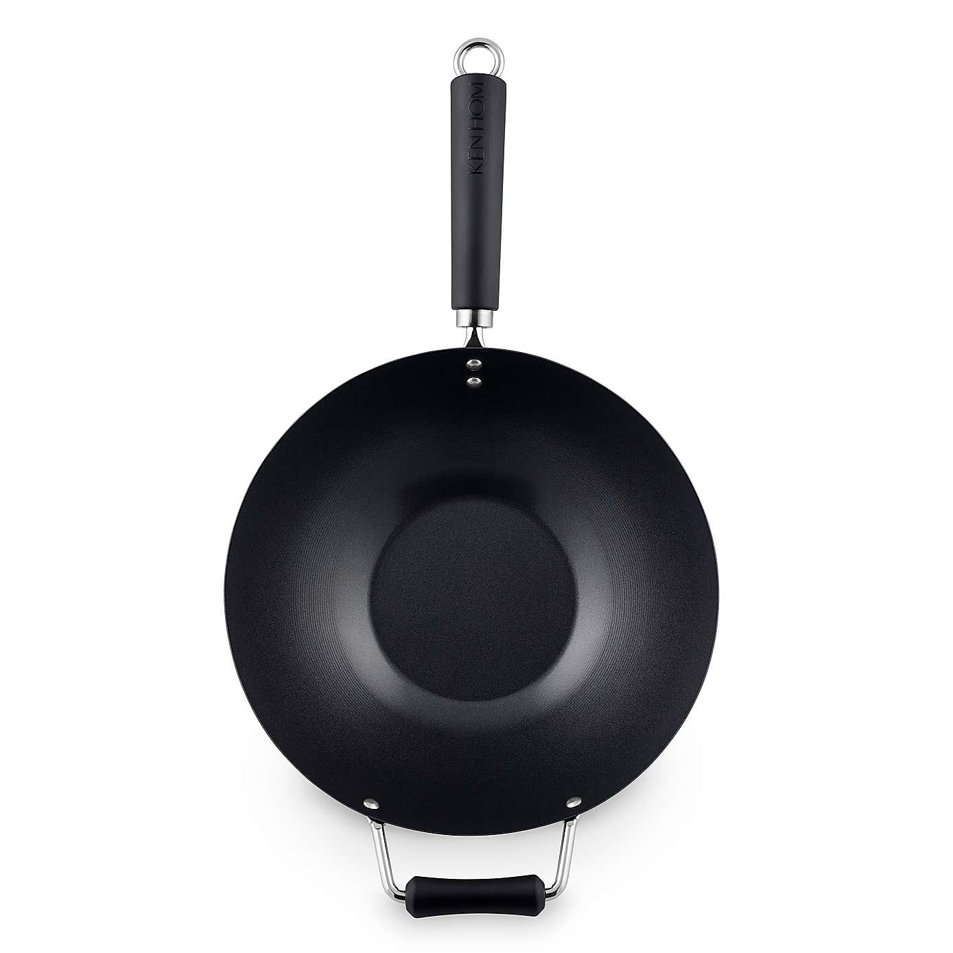 Ken Hom Excellence Non-Stick Carbon Steel Wok, 31cm