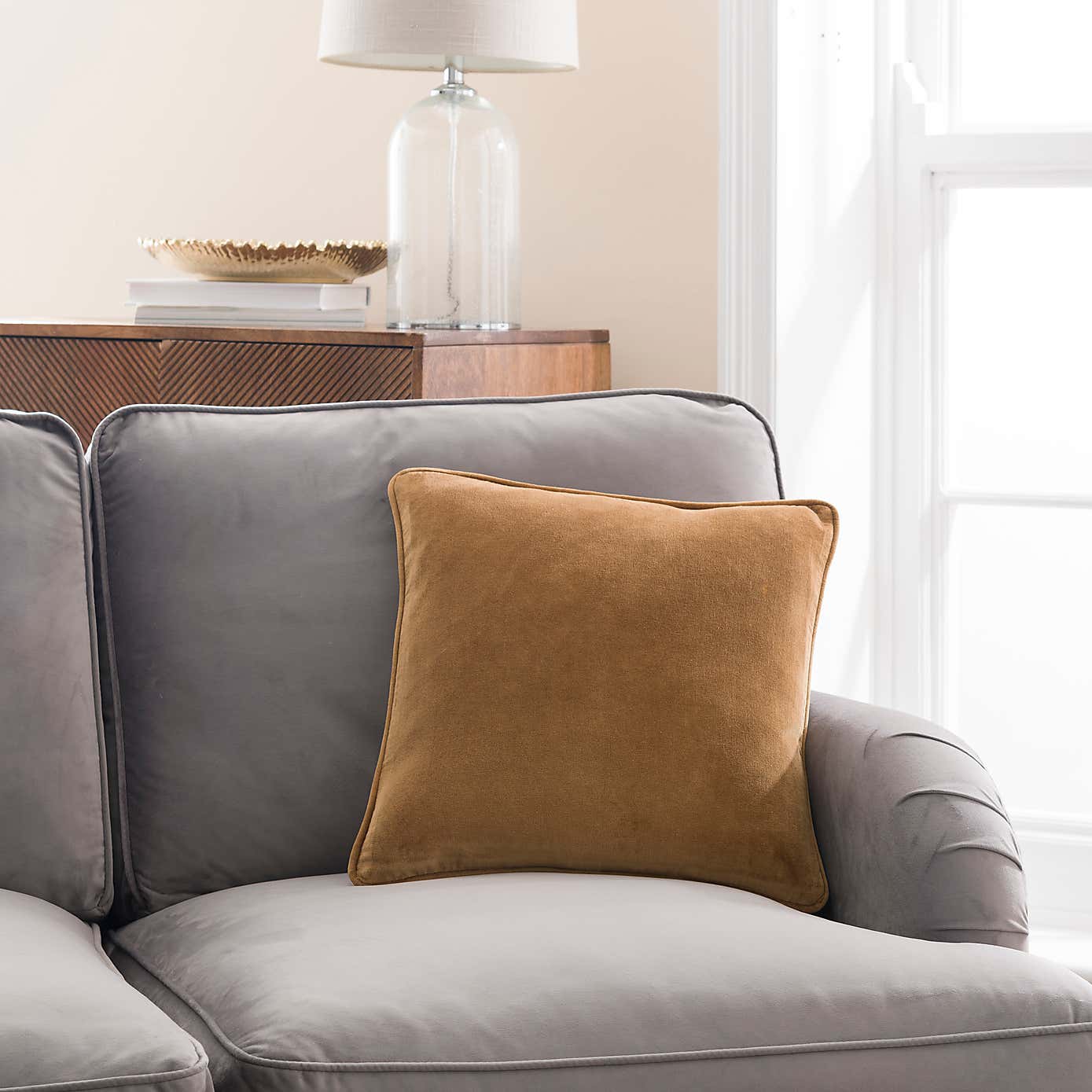 Clara Cotton Velvet Cushion