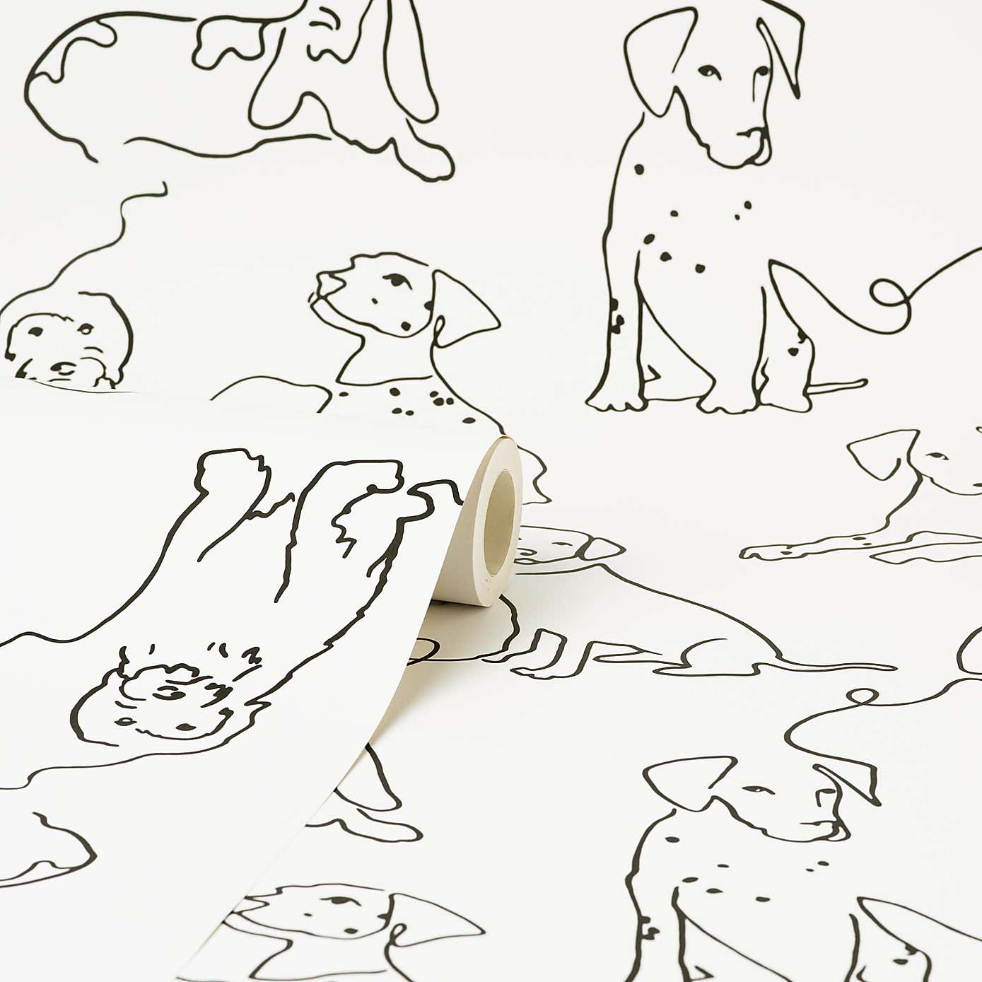 Linear Dogs Wallpaper