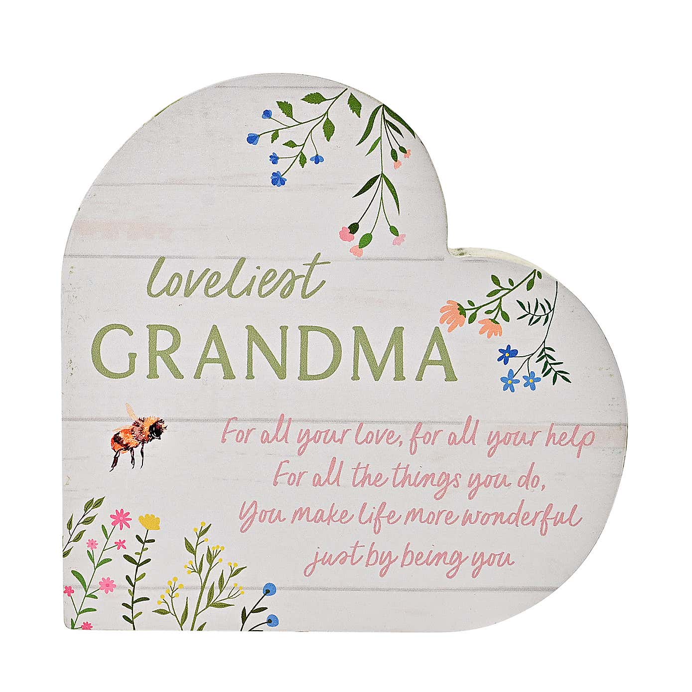 The Cottage Garden 'Grandma' Heart Ornament