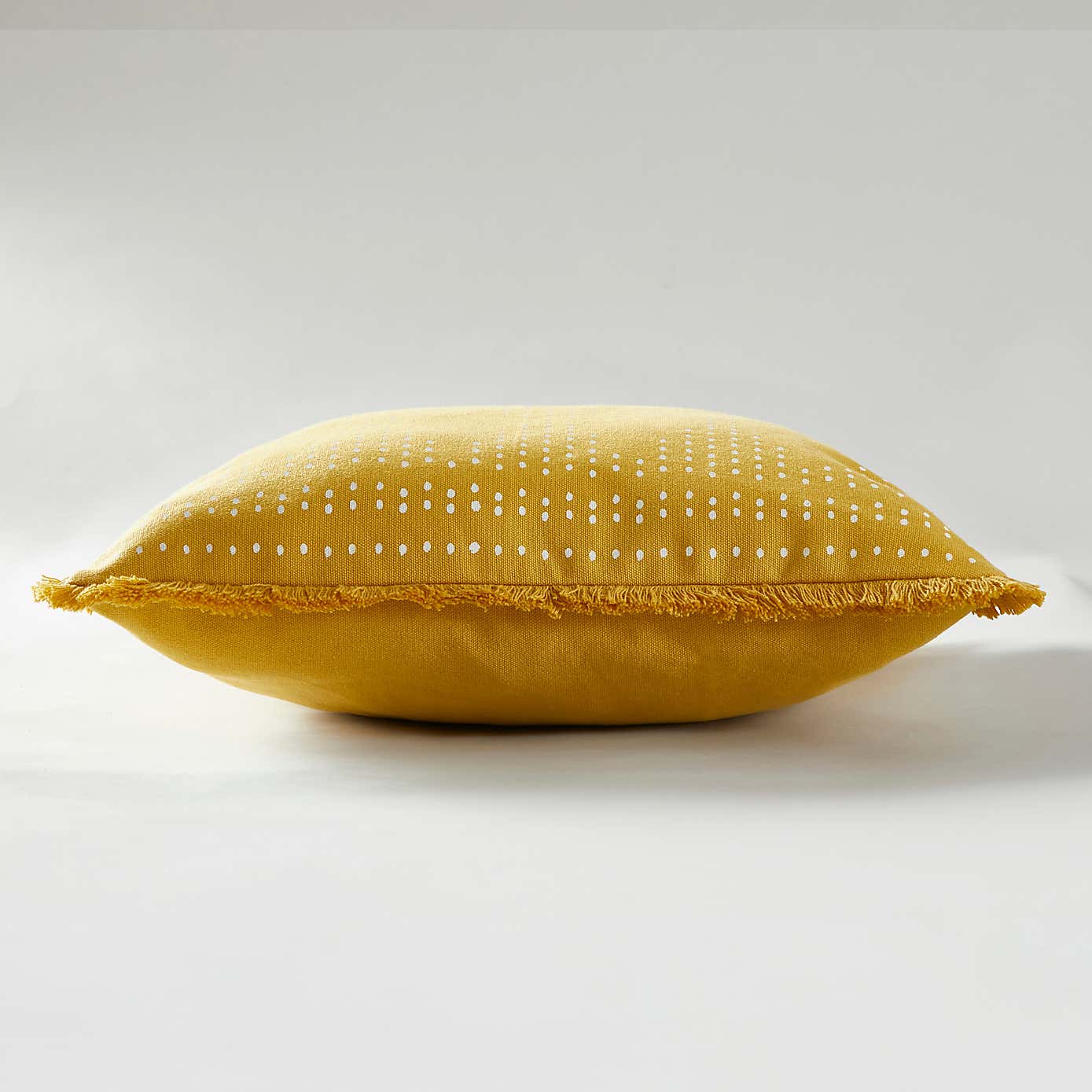 Fringed Diamond Geometric Cushion Cover