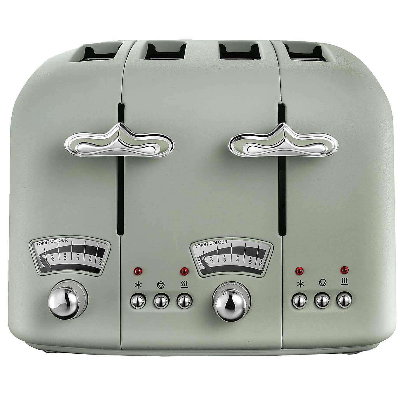 Delonghi 4 Slice Argento Toaster