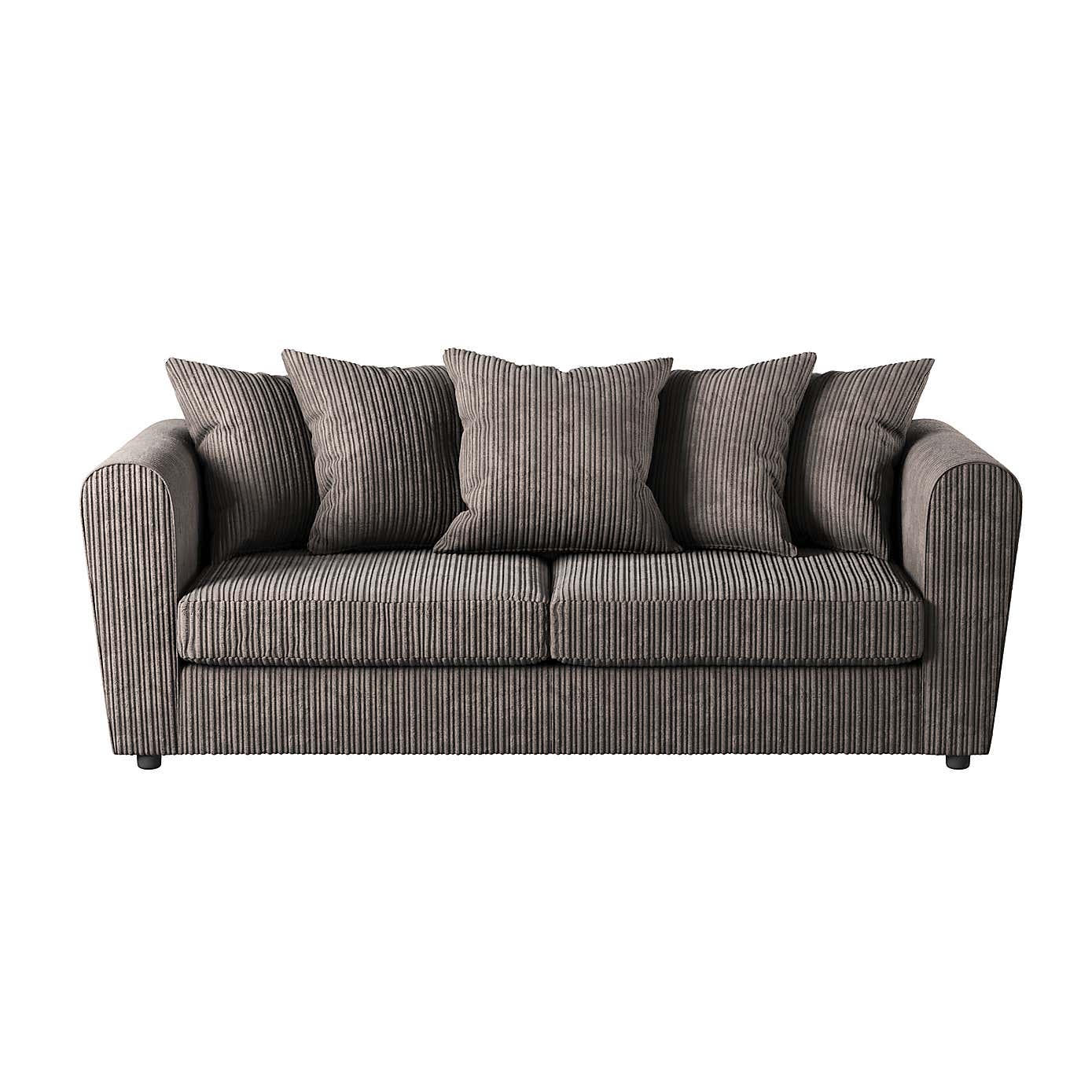 Blake Jumbo Cord 3 Seater Sofa