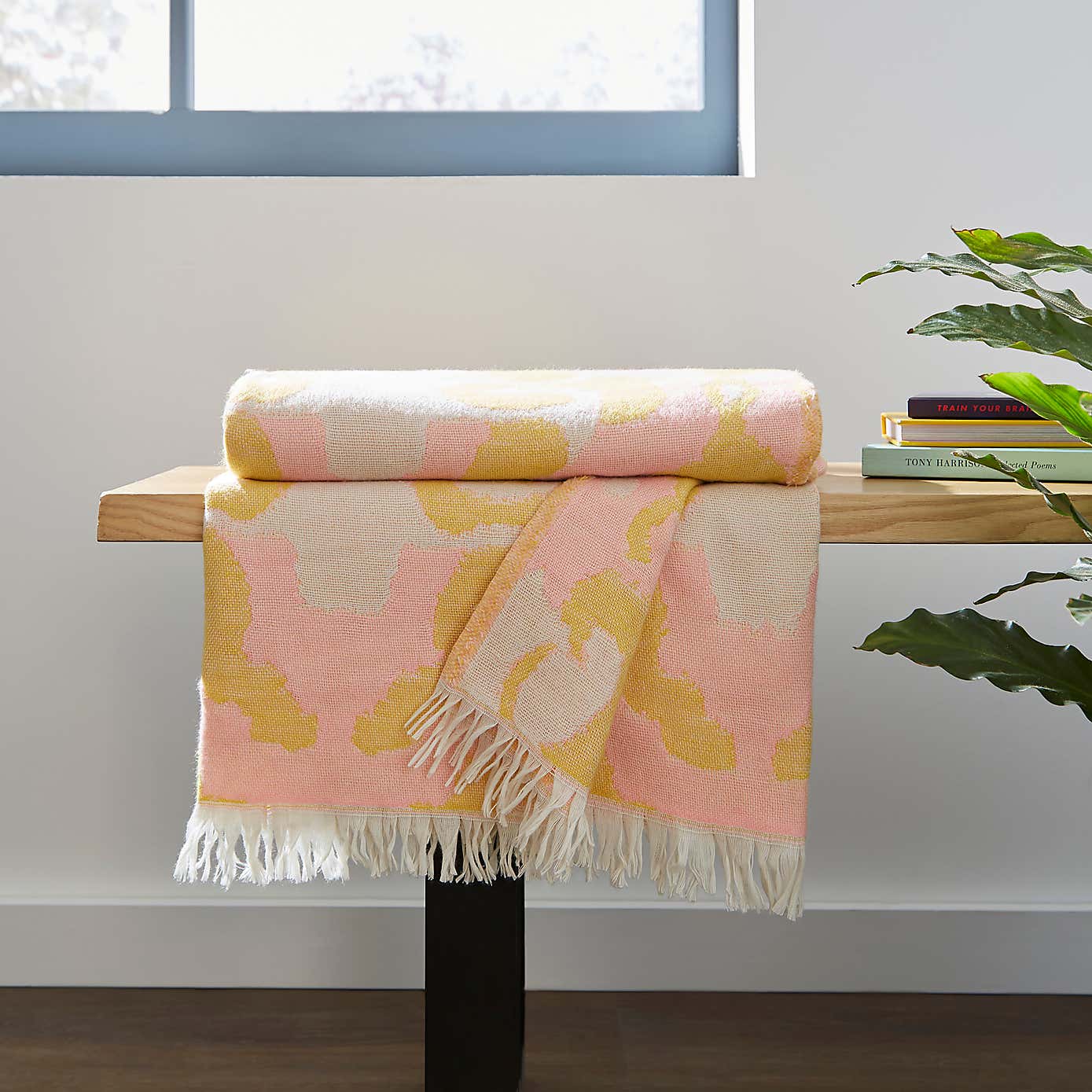 Ikat Jacquard Woven Throw 155x170