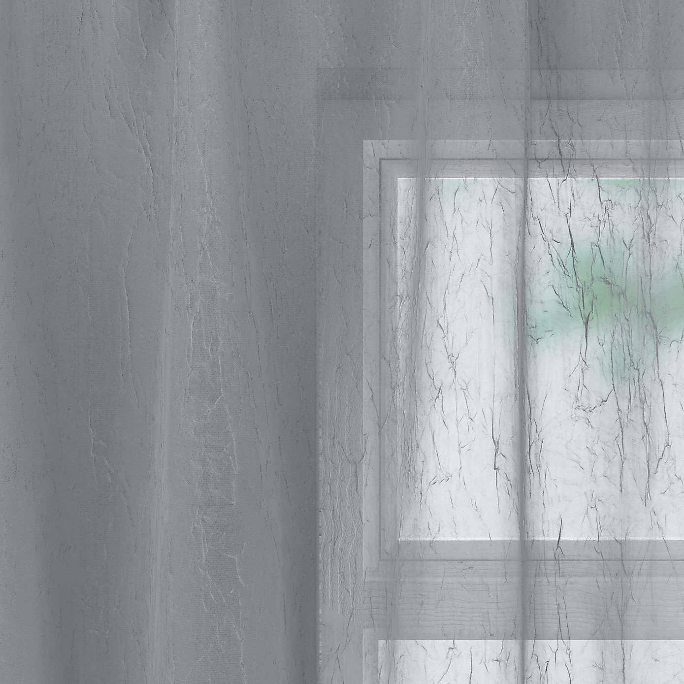 Crushed Slot Top Single Voile Panel