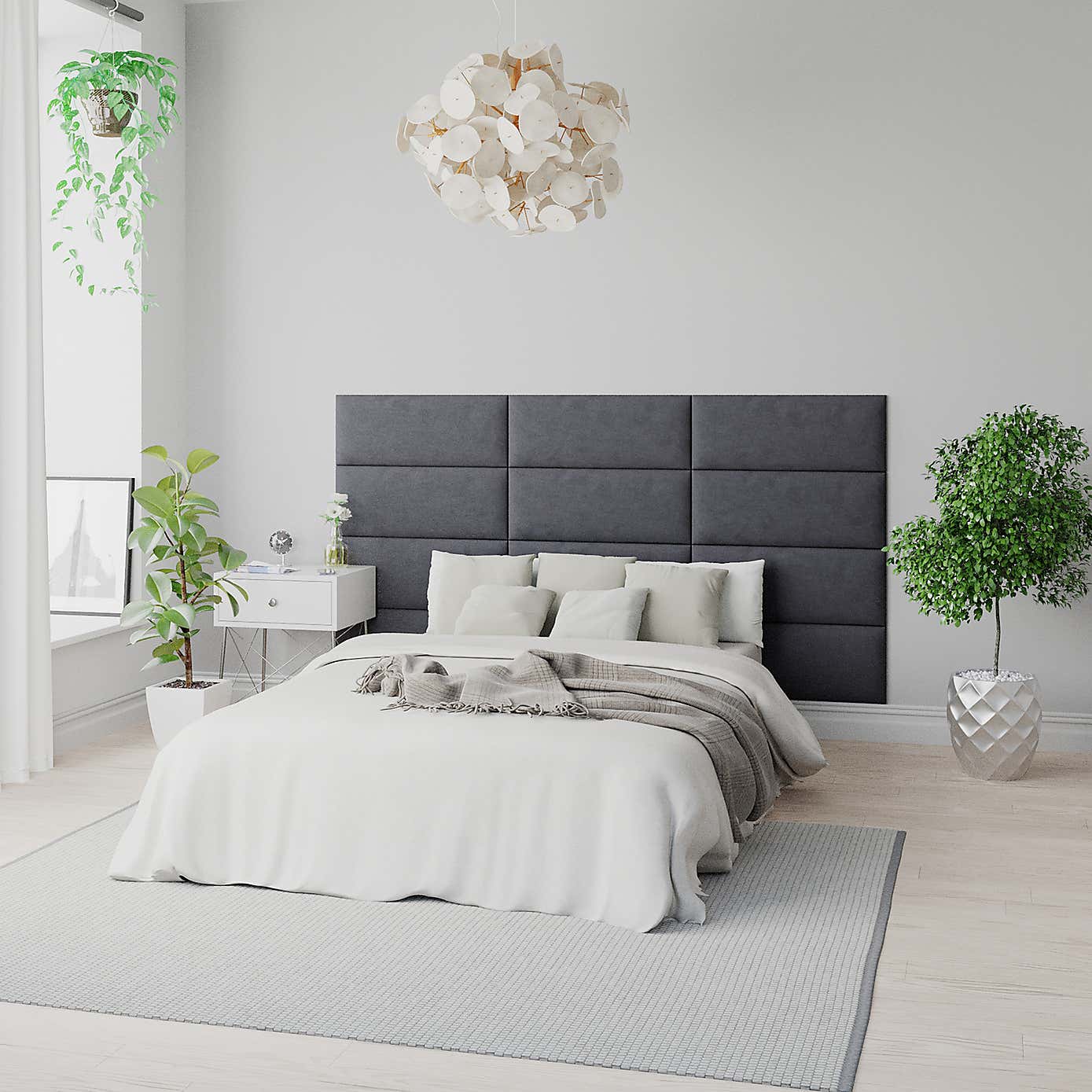 Aspire EasyMount Plush Velvet Upholstered Wall Panels