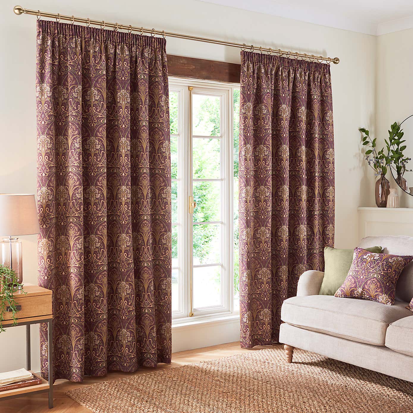 Lucetta Pencil Pleat Curtains