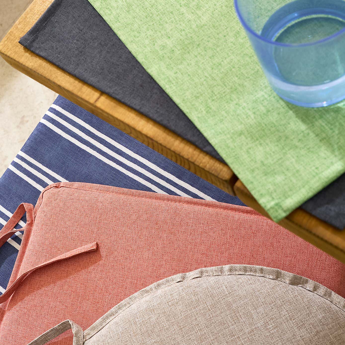 Set of 2 Water Resistant Seat Pads