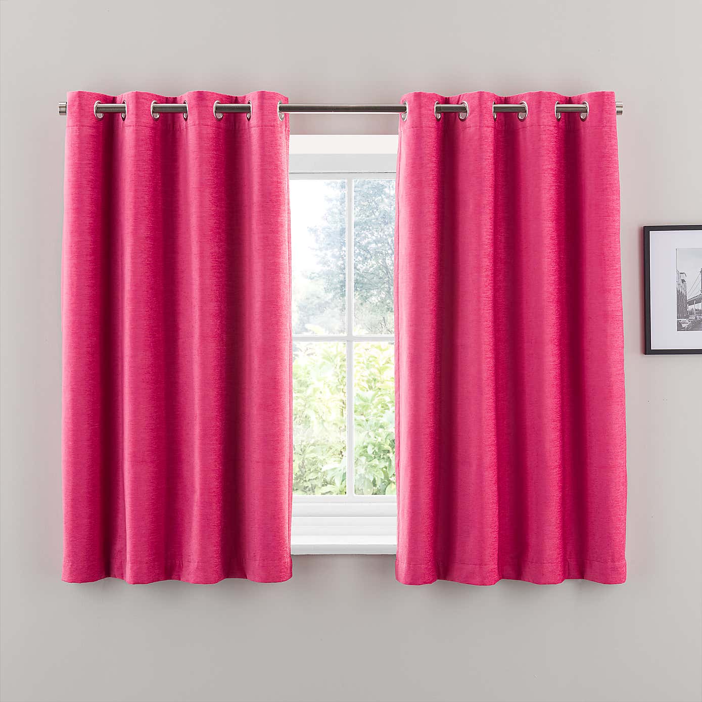 Genoa Chenille Blackout Eyelet Curtains