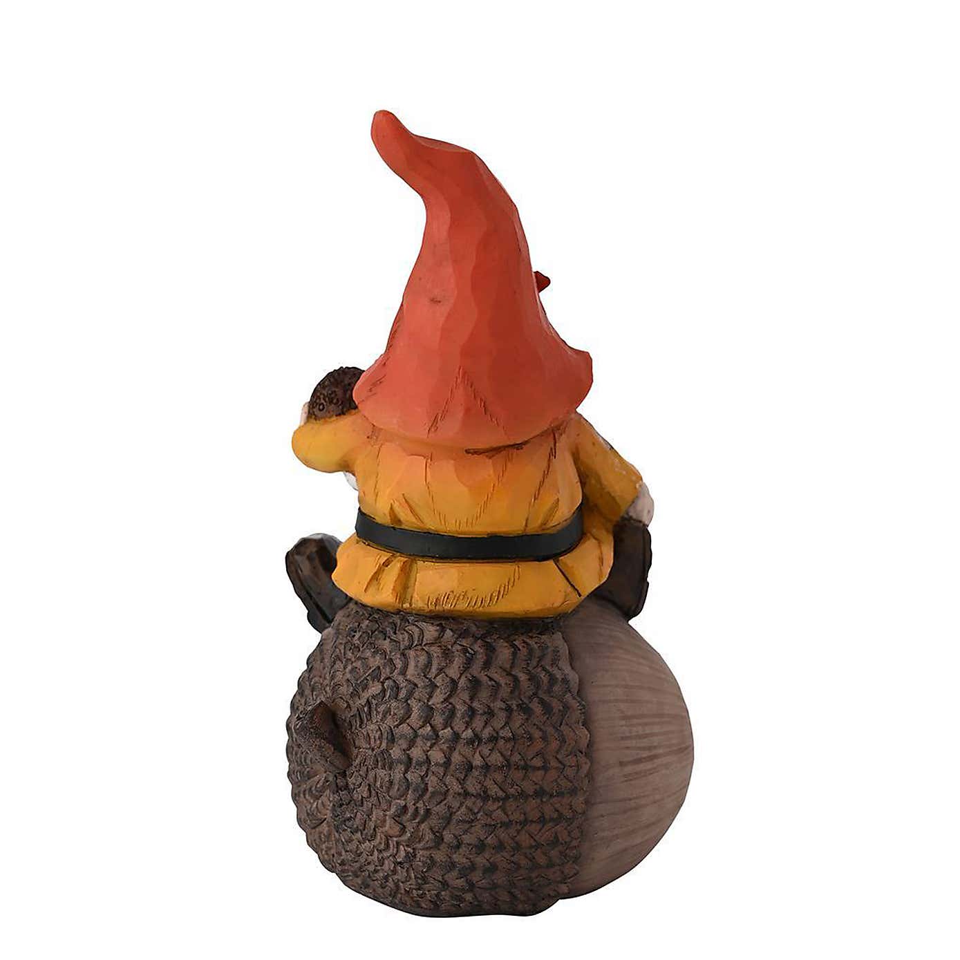 Autumn Gnome Sat on Acorn Ornament