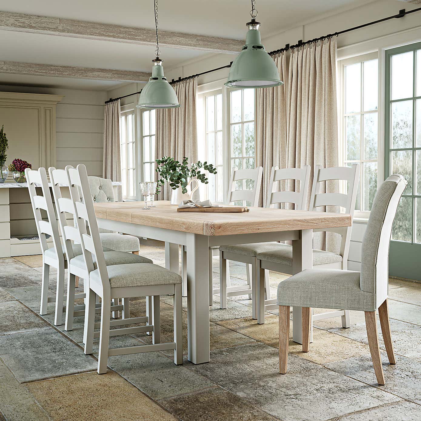 Salcombe 6-8 Seater Extendable Dining Table