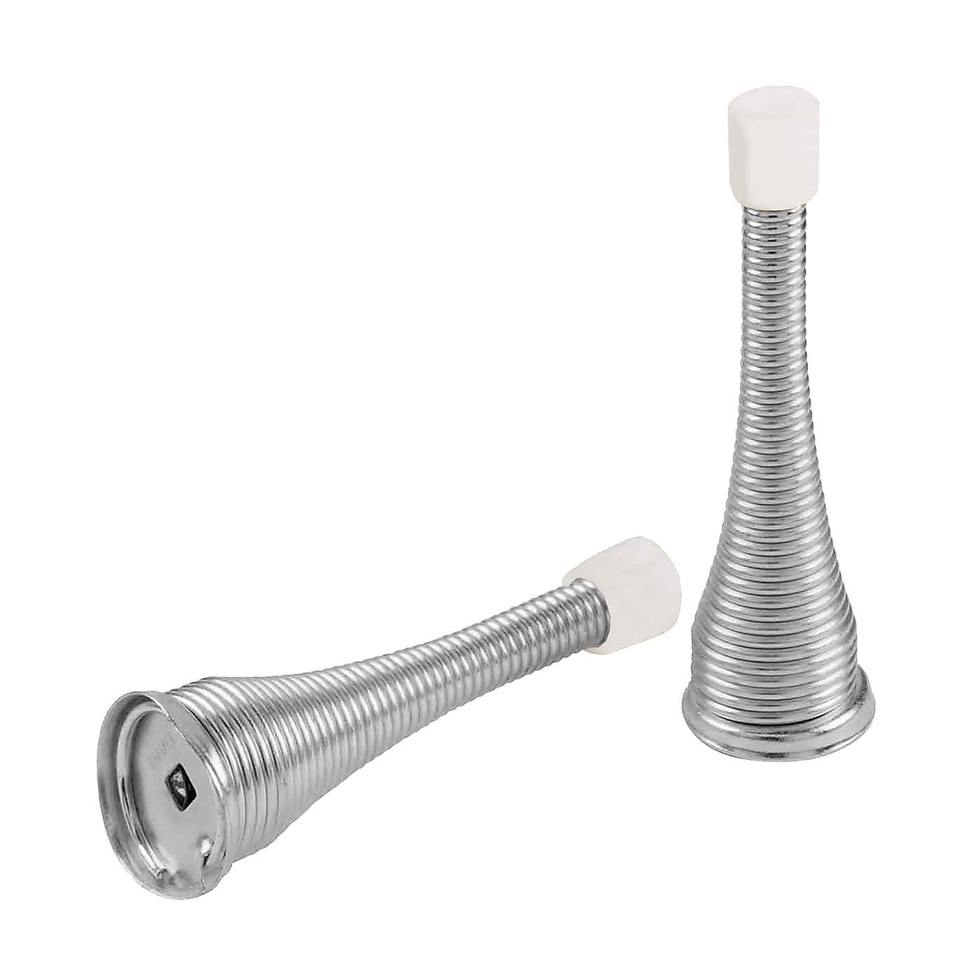 Spring Door Stops Pack of 2 Nickel Plated