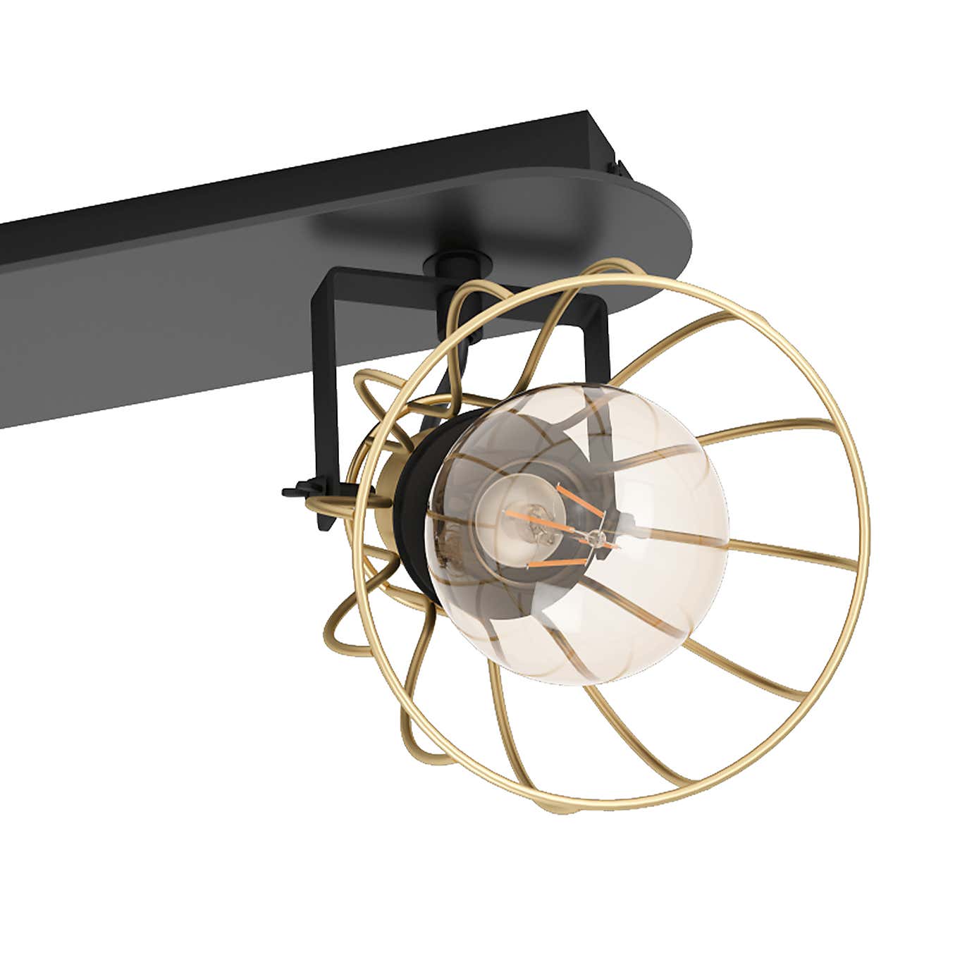 EGLO Sambatello Industrial 3 Light Spotlight