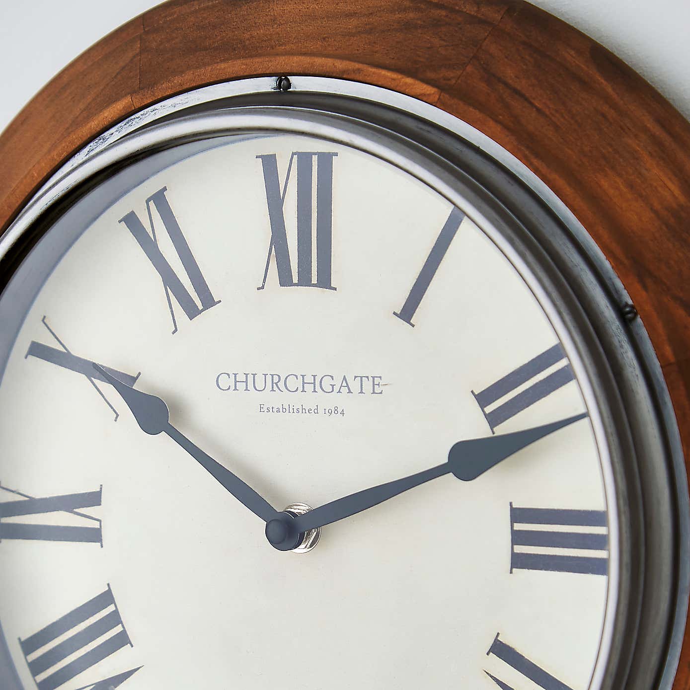 Wooden Edge 31cm Wall Clock