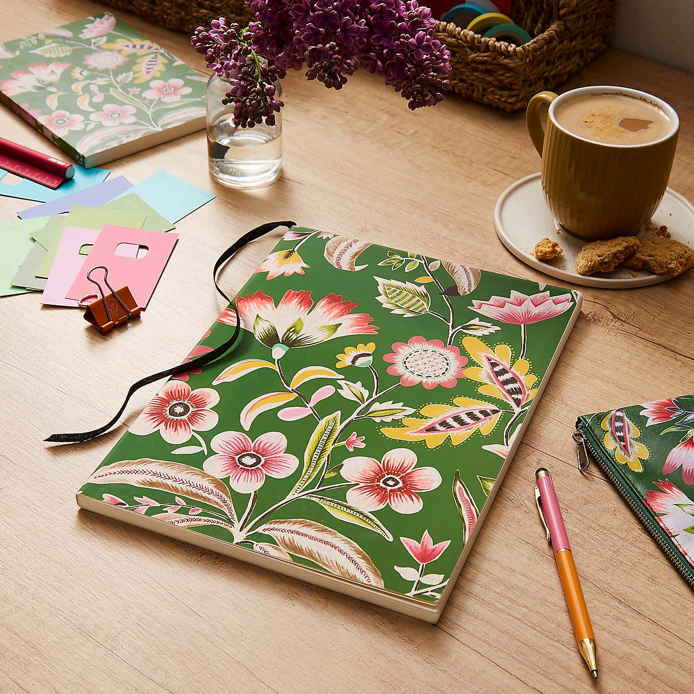 Waters & Noble Joy Floral Softbound Notebook