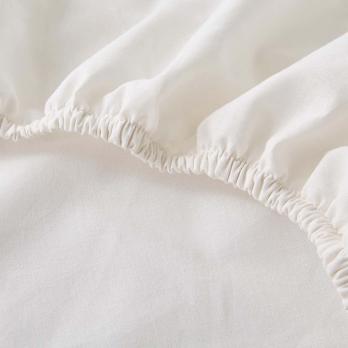Soft Cotton Plain Fitted Sheet