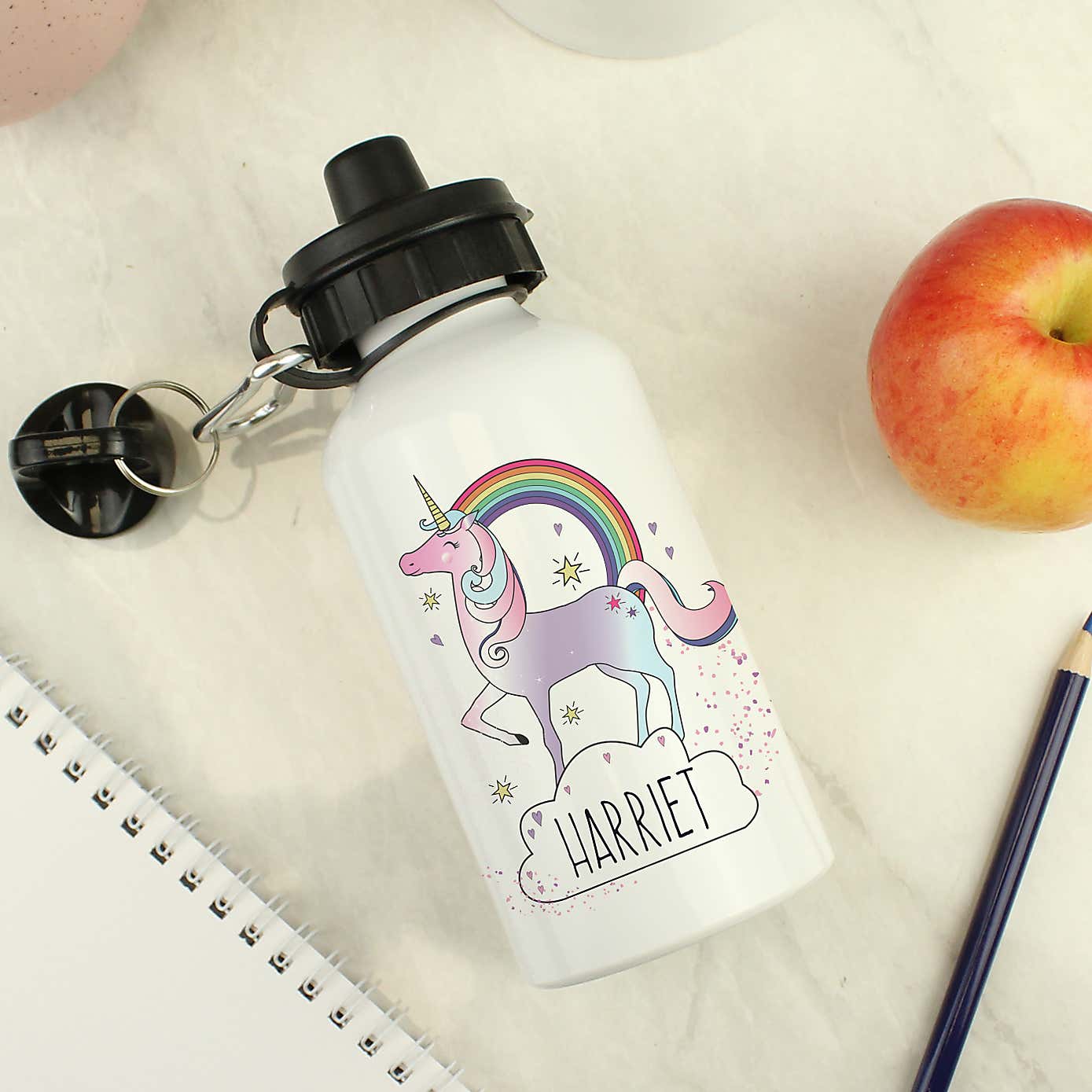 Personalised Unicorn Metal Drinks Bottle