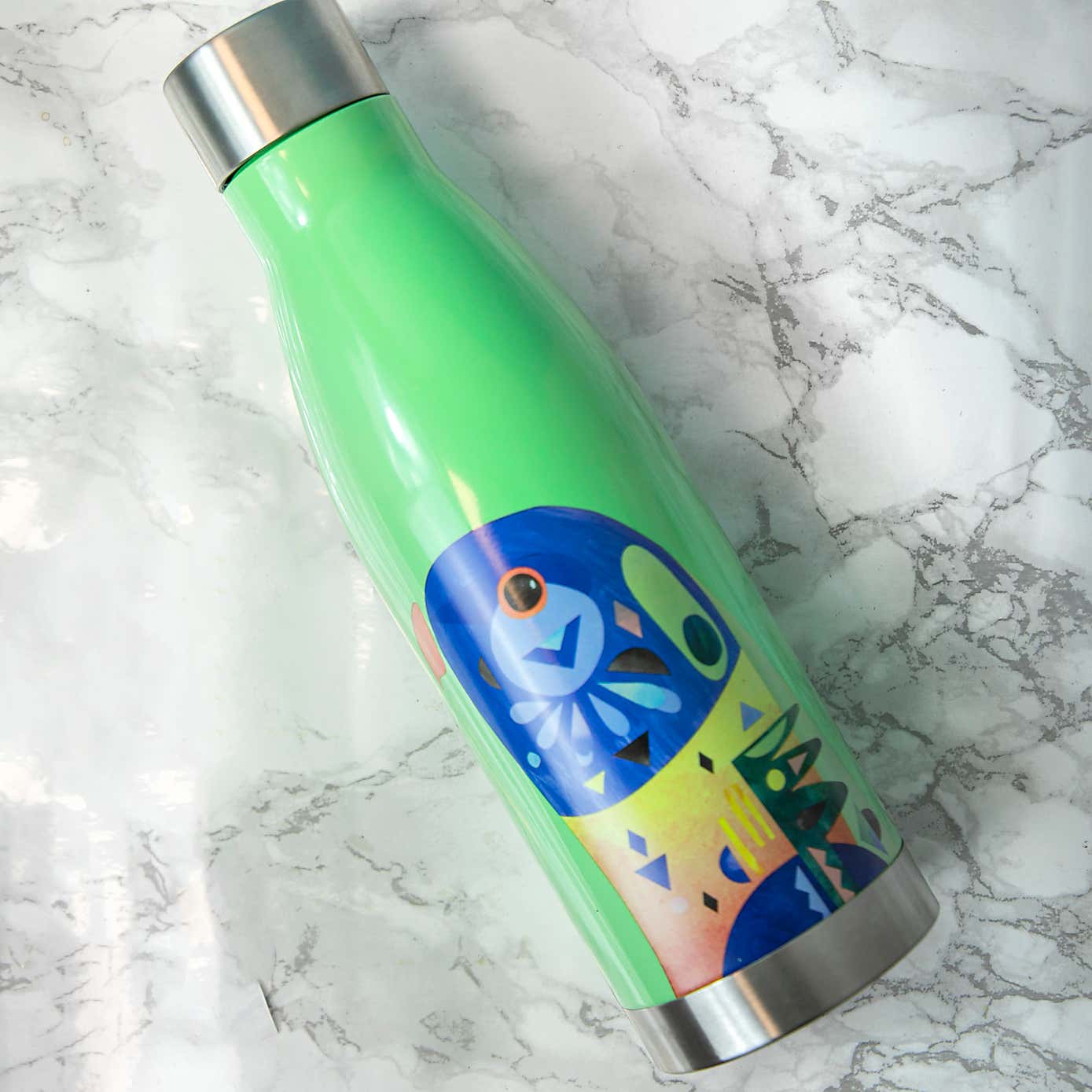 Maxwell and Williams Leakproof Insulated Stainless Steel Lorikeet Water Bottle