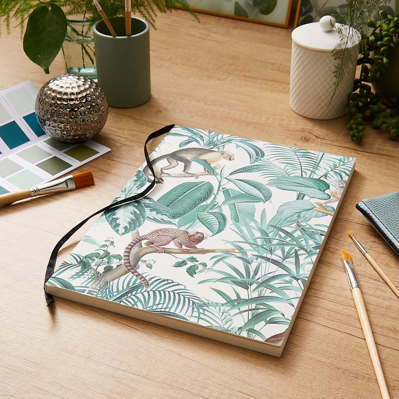Waters & Noble A4 Soft Cover Notebook Jungle Luxe