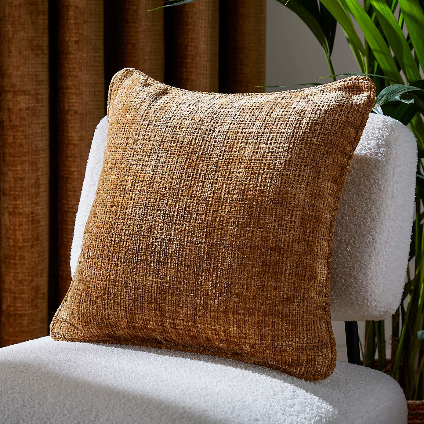 Cashton Chenille Square Cushion