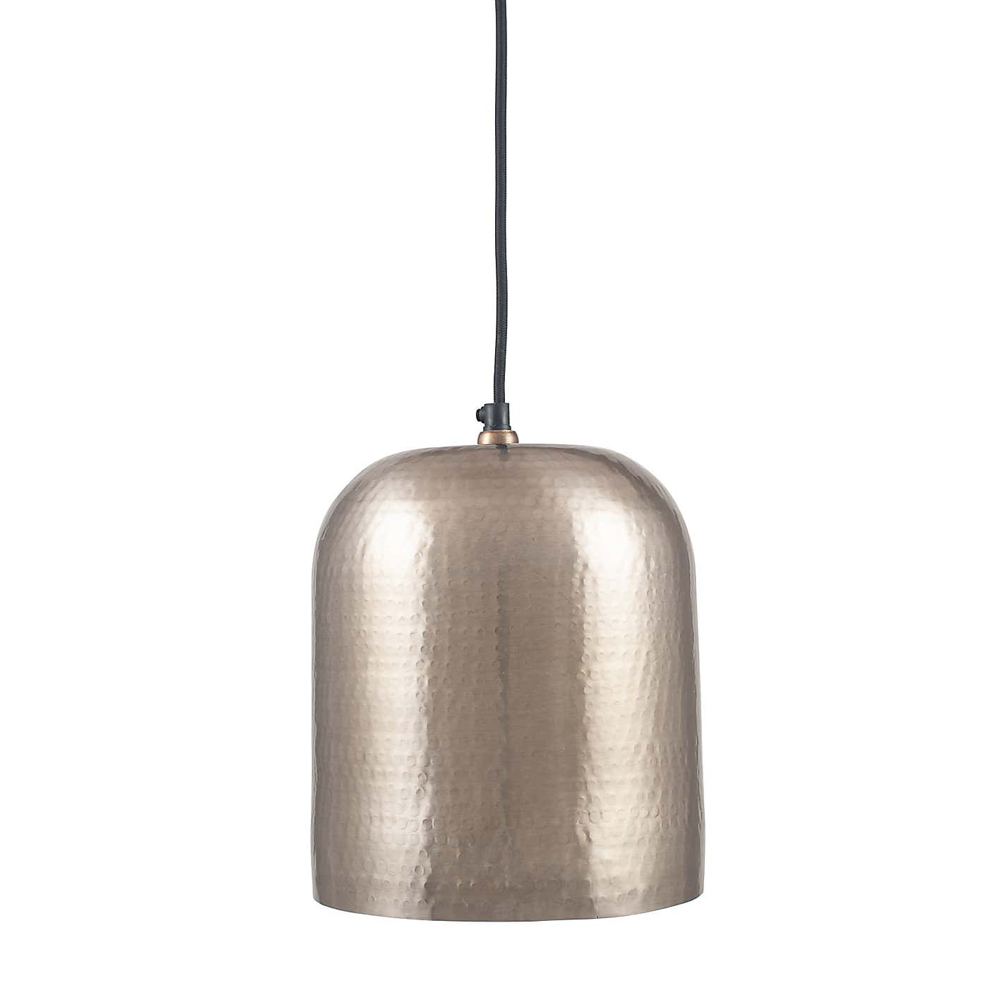 Kochi Hammered Metal Dome Pendant Light