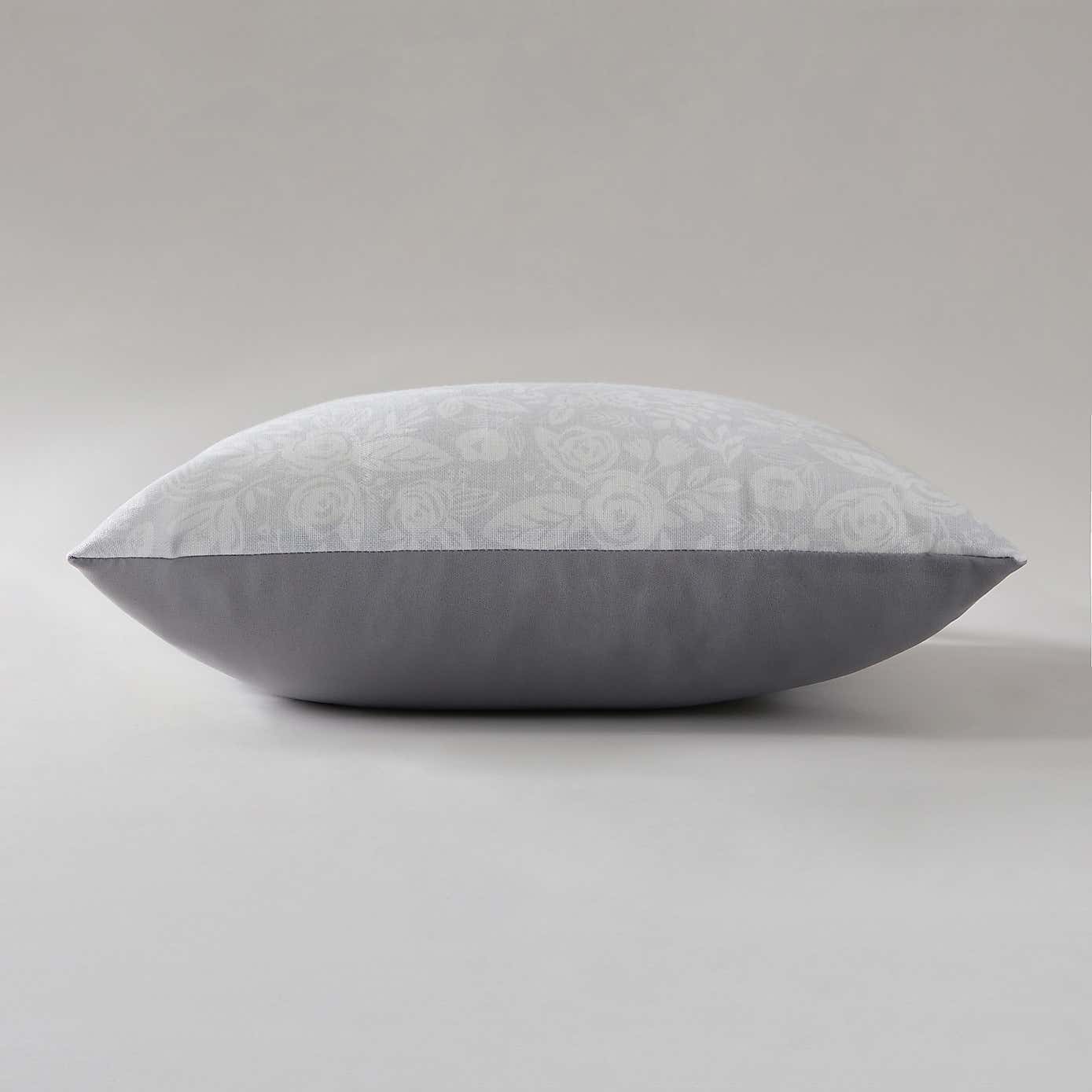 Blooms Grey Repeat Cushion