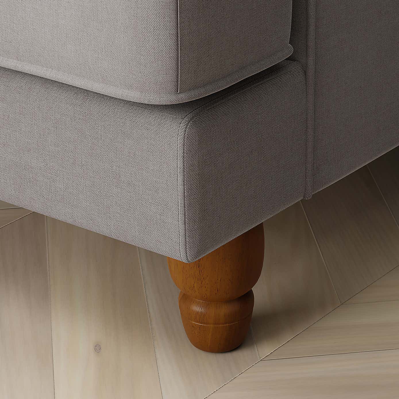 Beatrice Flatweave Corner Storage Sofa Bed