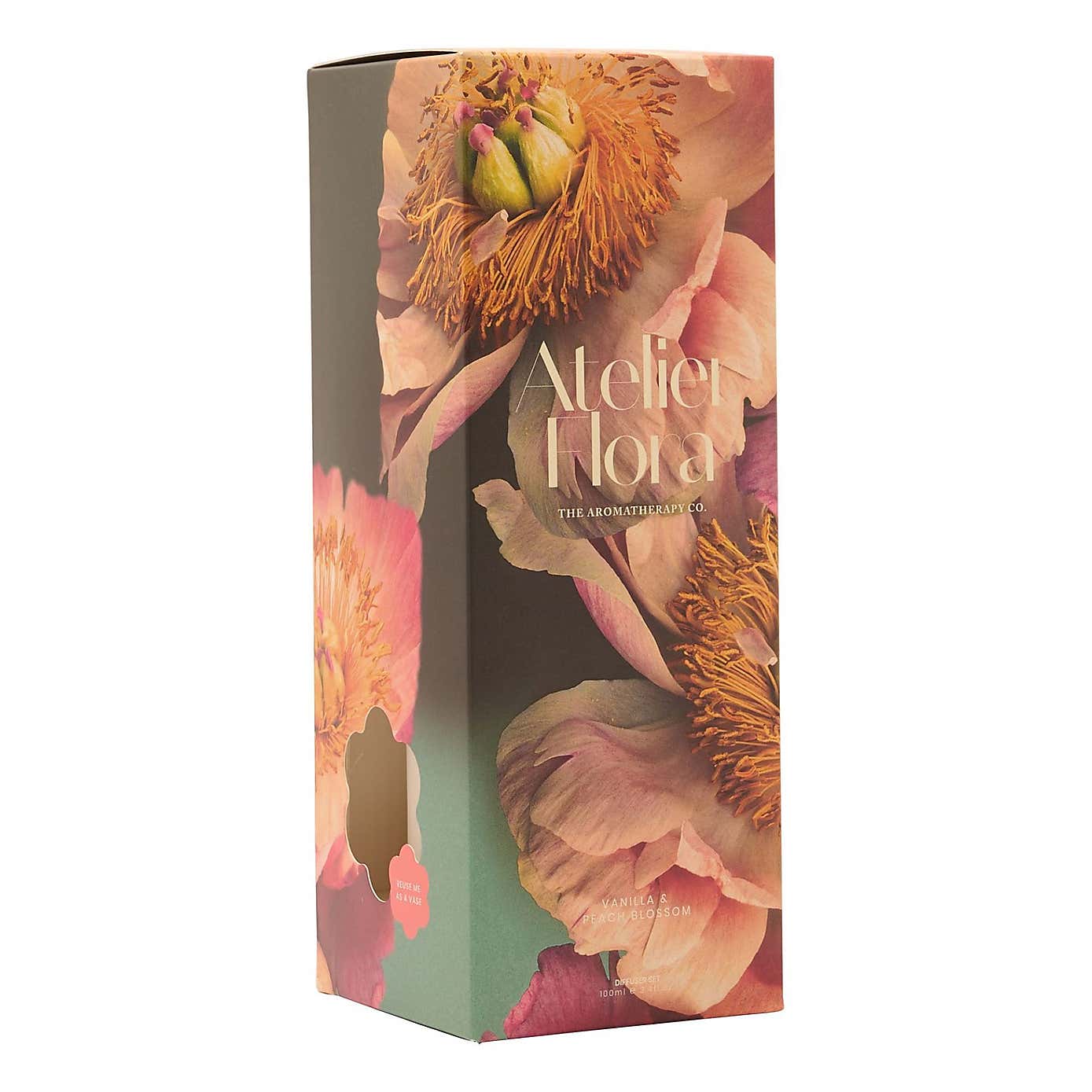 Aromatherapy Co Atelier Flora Vanilla and Peach Blossom Diffuser