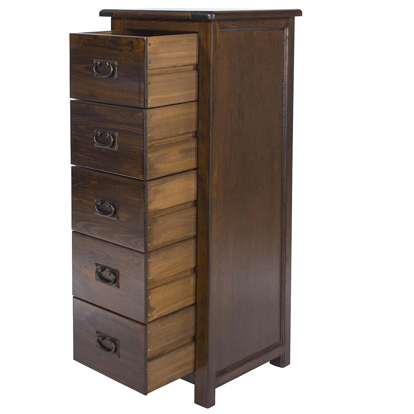 Boston Narrow 5 Tallboy Drawer Chest