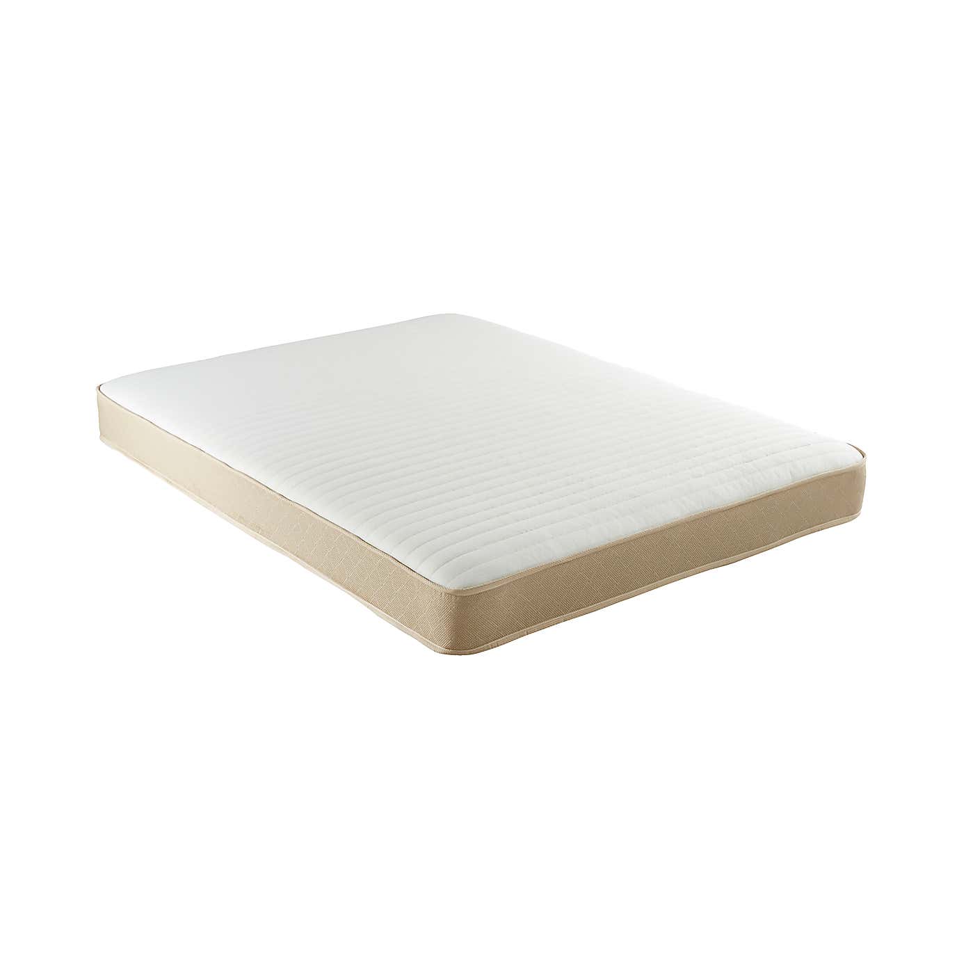 Dunelm Rolled Memory Foam Open Coil Mattress