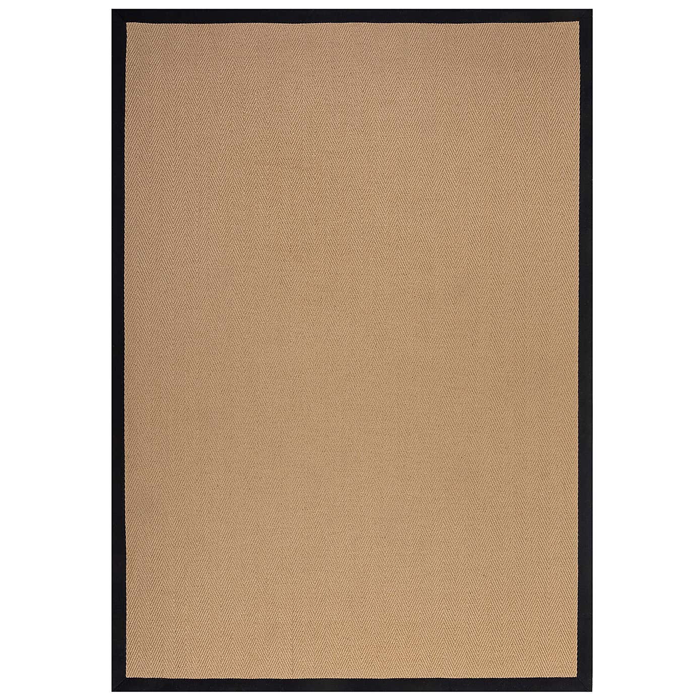 Herringbone Border Square Rug