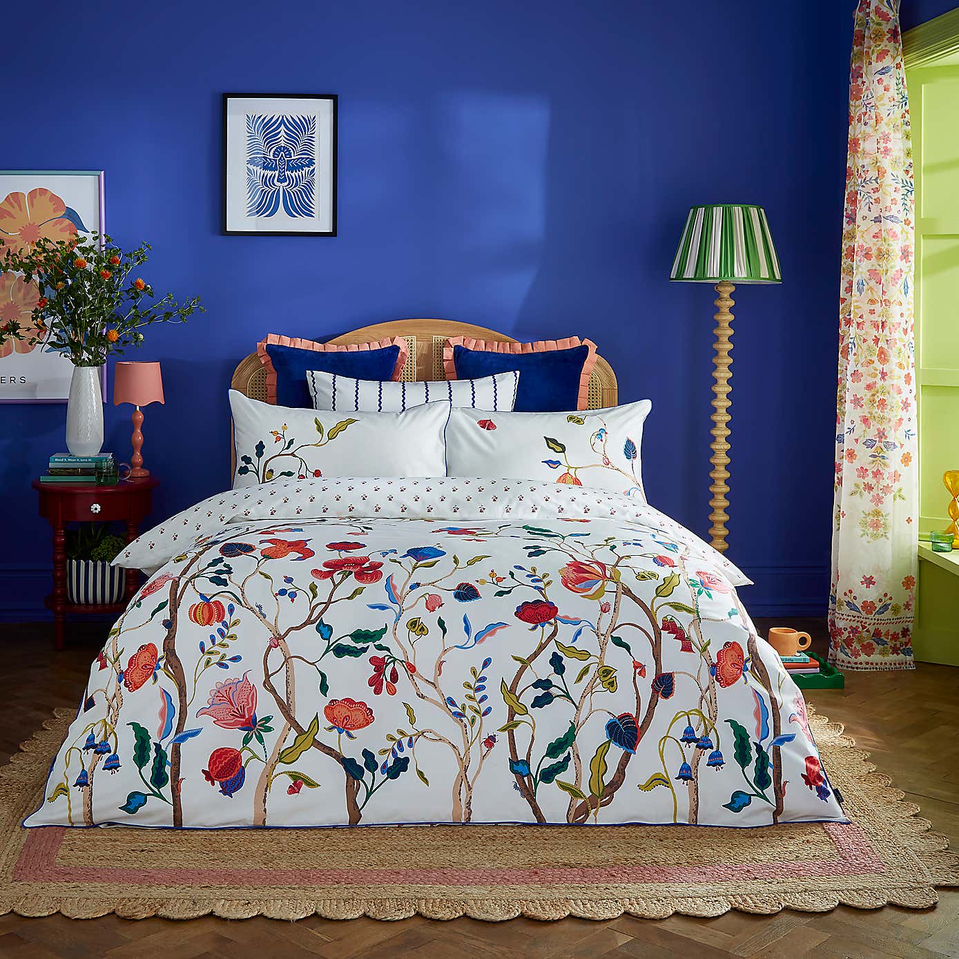 Sophie Robinson Forgotten Garden 100% Cotton Duvet Cover & Pillowcase Set