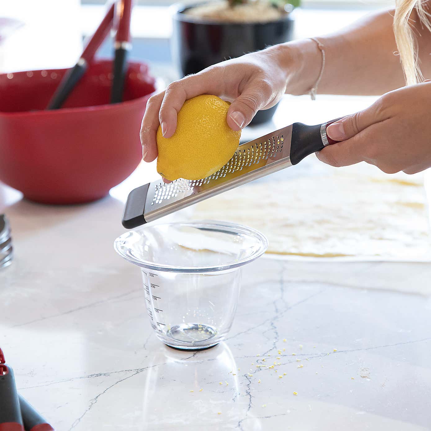 KitchenAid Set of 3 Black Measuring Jugs